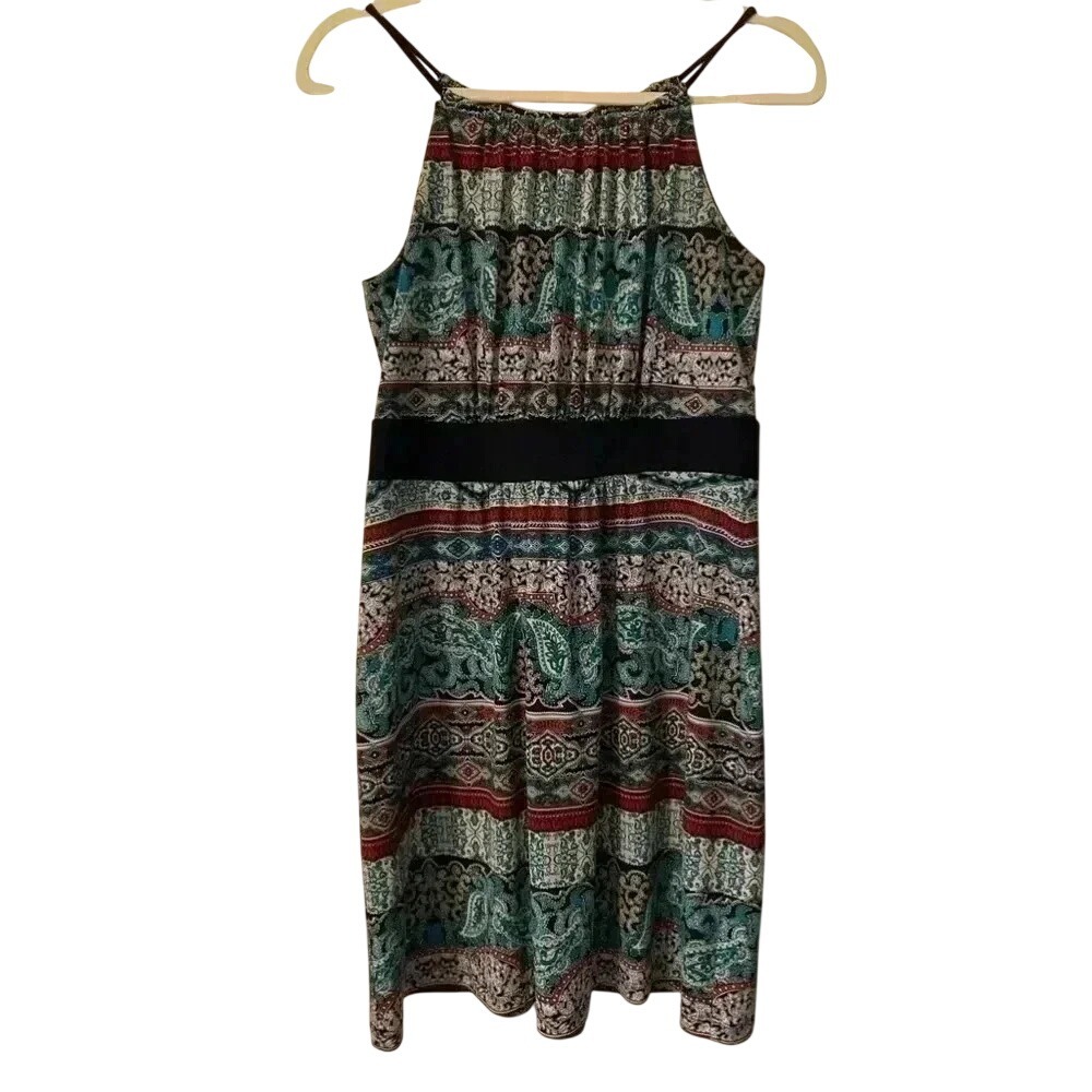 En Focus Studio Boho Aztec sleeveless dress Size 10P